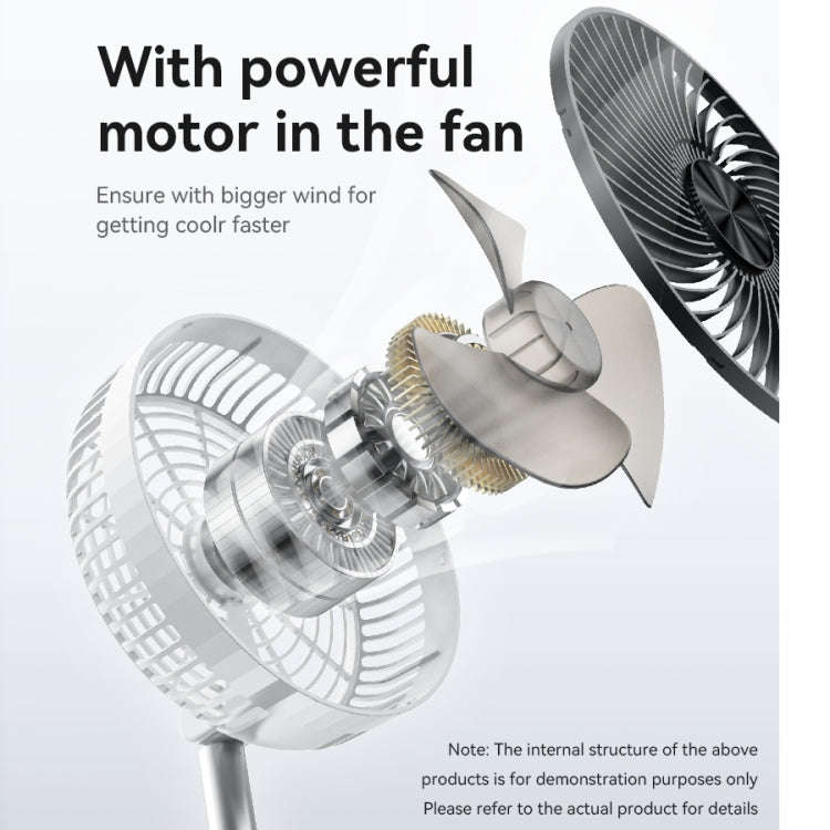 Yesido YF11 Foldable Telescopic Floor Fan(White)