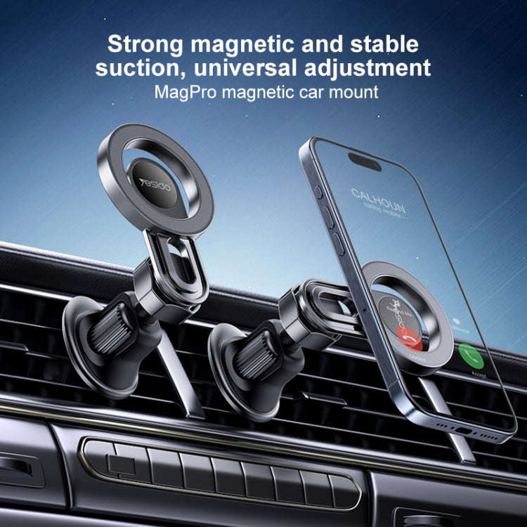 Yesido C209 MagSafe Magnetic Air Vent Car Holder(Black)