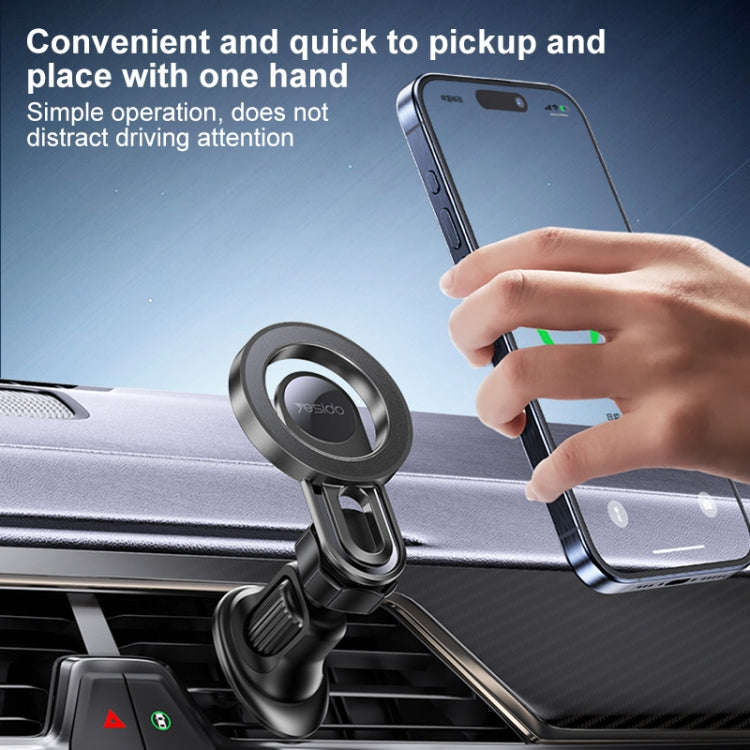 Yesido C209 MagSafe Magnetic Air Vent Car Holder(Black)