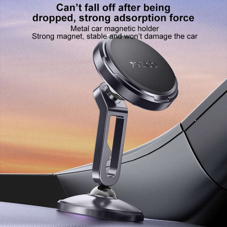 Yesido C210 Double Ball Magnetic Car Holder(Black)