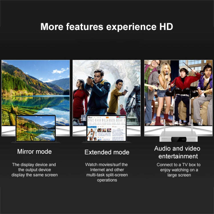 HDTV 2.0 to HDTV 4K 60Hz HD Video Transmission Signal Cable, Length:0.3m(Black)