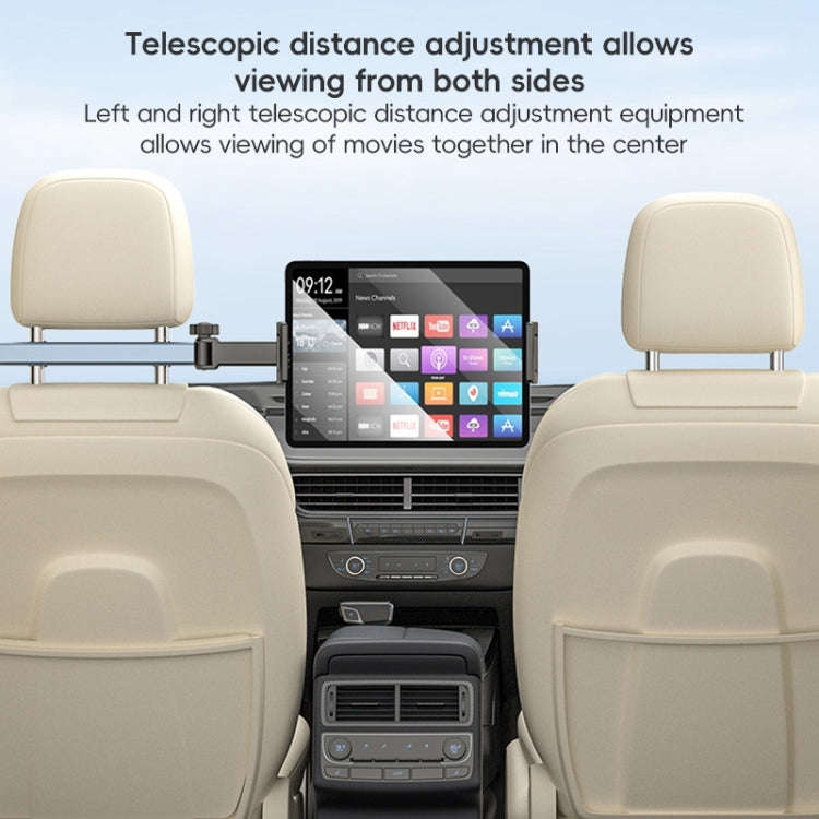 Yesido C294 Telescopic Car Backrest Folding Holder(Black)