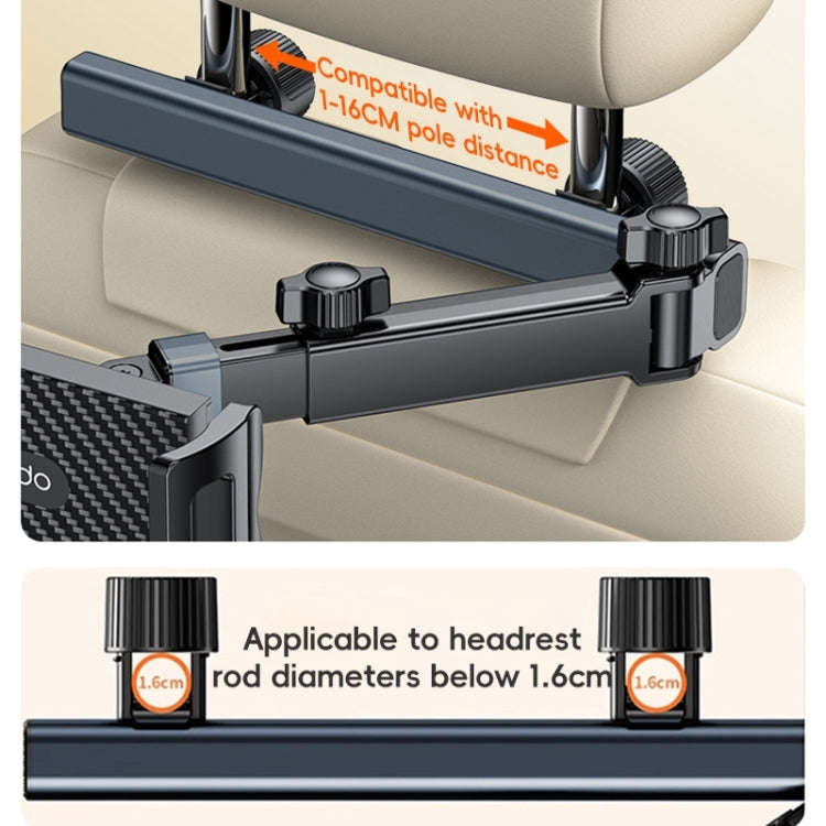 Yesido C294 Telescopic Car Backrest Folding Holder(Black)