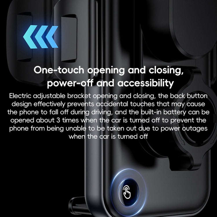Yesido C307 15W Suction Cup Car Wireless Charging Holder(Black)