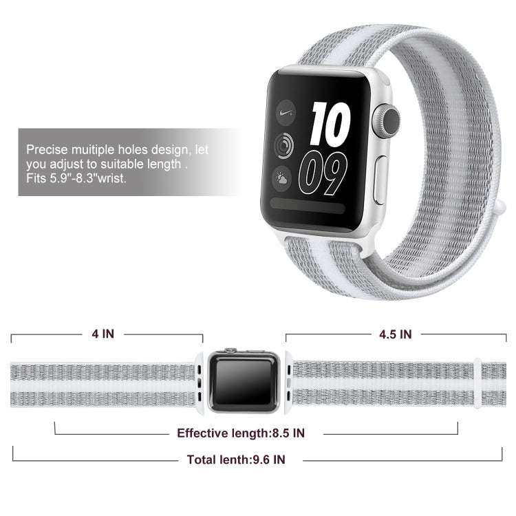 Nylon Loop Watch Band For Apple Watch Ultra 49mm&Watch Ultra 2 49mm / Series 9&8&7 45mm / SE 3&SE...