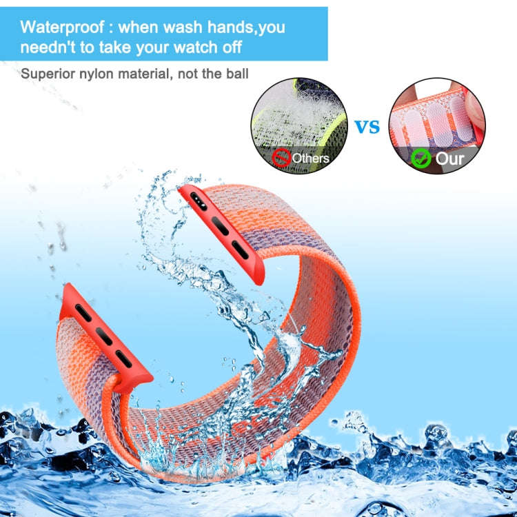Nylon Loop Watch Band For Apple Watch Ultra 49mm&Watch Ultra 2 49mm / Series 9&8&7 45mm / SE 3&SE...