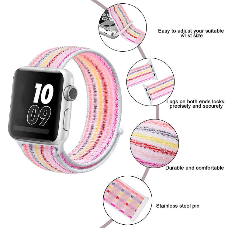 Nylon Loop Watch Band For Apple Watch Ultra 49mm&Watch Ultra 2 49mm / Series 9&8&7 45mm / SE 3&SE...