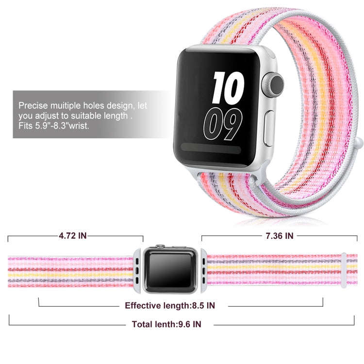 Nylon Loop Watch Band For Apple Watch Ultra 49mm&Watch Ultra 2 49mm / Series 9&8&7 45mm / SE 3&SE...