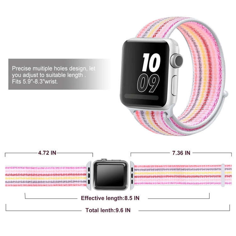 Nylon Loop Watch Band For Apple Watch Ultra 49mm&Watch Ultra 2 49mm / Series 9&8&7 45mm / SE 3&SE...