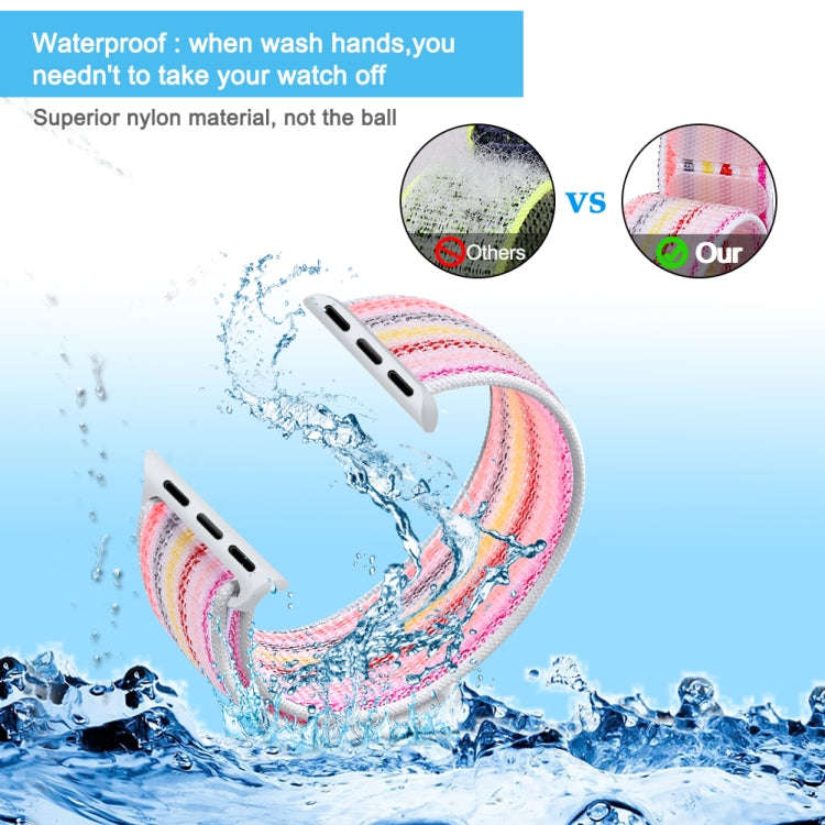 Nylon Loop Watch Band For Apple Watch Ultra 49mm&Watch Ultra 2 49mm / Series 9&8&7 45mm / SE 3&SE...