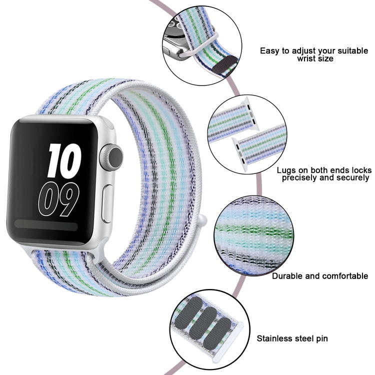 Nylon Loop Watch Band For Apple Watch Ultra 49mm&Watch Ultra 2 49mm / Series 9&8&7 45mm / SE 3&SE...