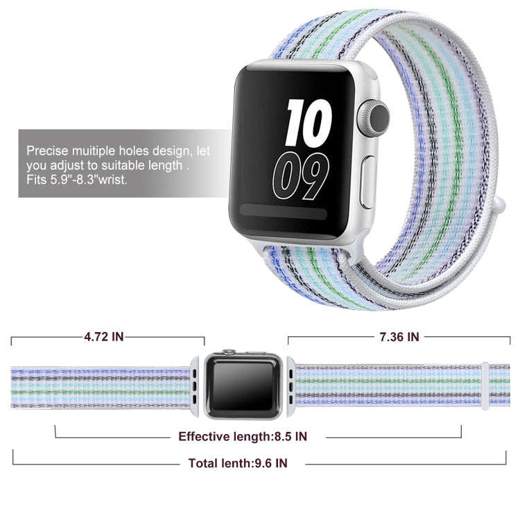 Nylon Loop Watch Band For Apple Watch Ultra 49mm&Watch Ultra 2 49mm / Series 9&8&7 45mm / SE 3&SE...