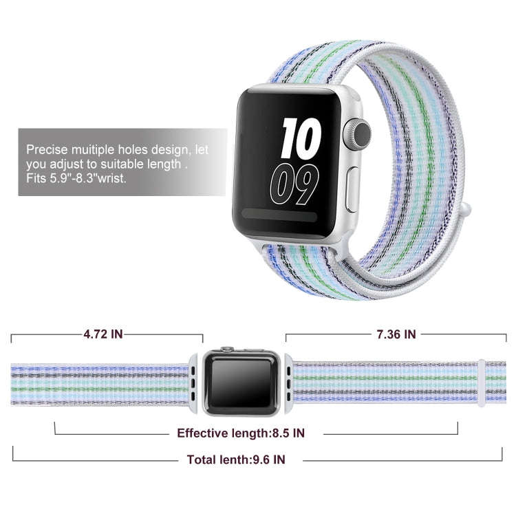 Nylon Loop Watch Band For Apple Watch Ultra 49mm&Watch Ultra 2 49mm / Series 9&8&7 45mm / SE 3&SE...