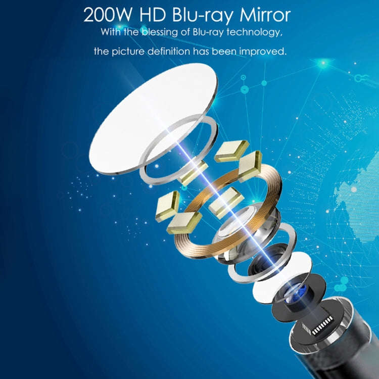 T21 4.5 inch IPS Color Screen 7.9mm Triple Camera Split Hard Cable Industrial Endoscope, Length:2...