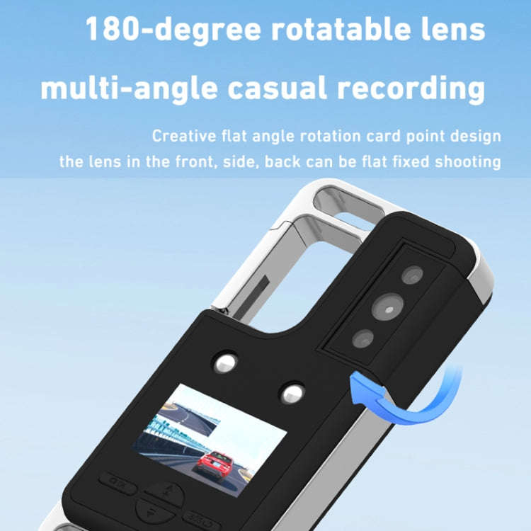 D6 2K Acoustic and Visual Distress Signal Cycling SOS Recorder with Light(Black)