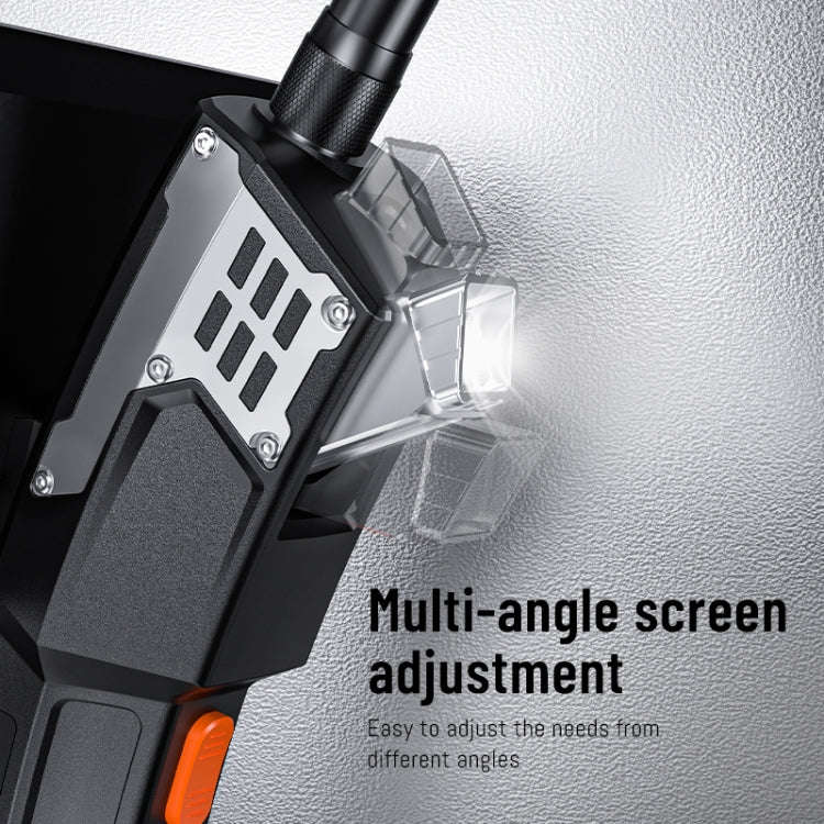 T27 5 inch IPS Color Screen 7.9mm Dual Camera Handheld Hard Cable HD Industrial Endoscope, Length...