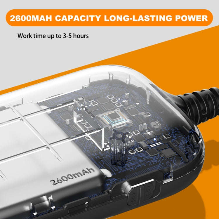 Y15 8mm Single Camera WiFi Connected Hard Cable HD Industrial Endoscope, Length:2m(Black)