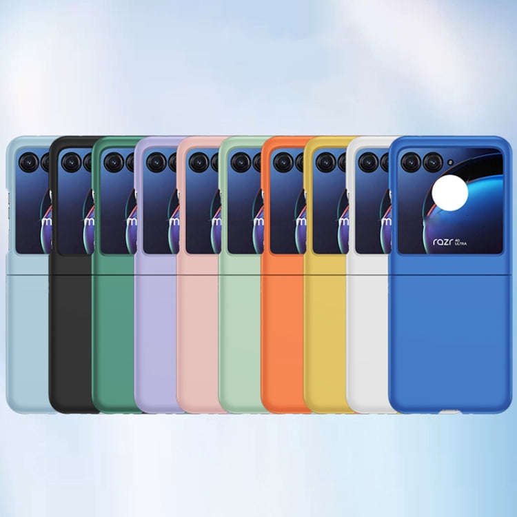 For Motorola Razr 40 Ultra Integrated PC Skin Feel Shockproof Phone Case(Black)