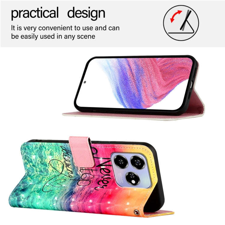 For ZTE Blade V60 / Axon 60 3D Painting Horizontal Flip Leather Phone Case(Chasing Dreams)