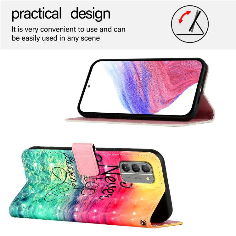 For Nokia G400 3D Painting Horizontal Flip Leather Phone Case(Chasing Dreams)