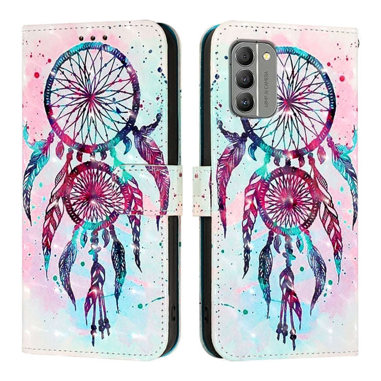 For Nokia G400 3D Painting Horizontal Flip Leather Phone Case(Color Drop Wind Chimes)