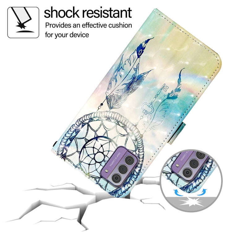 For Nokia G42 / G310 3D Painting Horizontal Flip Leather Phone Case(Dream Wind Chimes)
