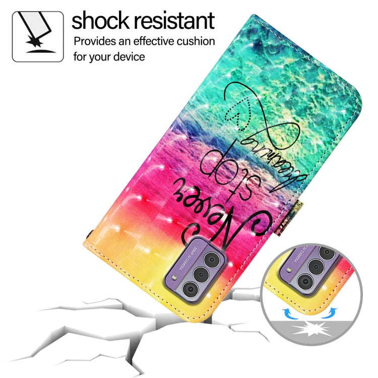 For Nokia G42 / G310 3D Painting Horizontal Flip Leather Phone Case(Chasing Dreams)