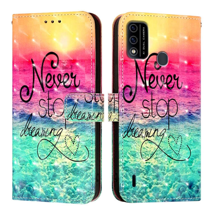 For Itel A48 3D Painting Horizontal Flip Leather Phone Case(Chasing Dreams)