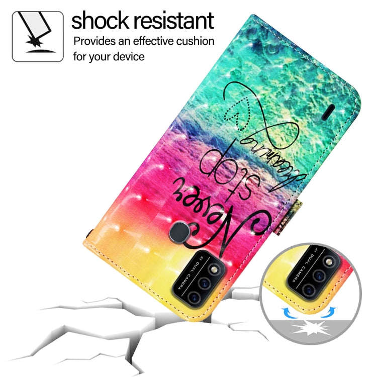 For Itel A48 3D Painting Horizontal Flip Leather Phone Case(Chasing Dreams)