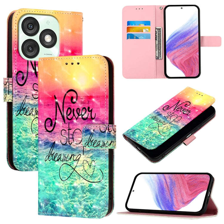 For Itel A50 3D Painting Horizontal Flip Leather Phone Case(Chasing Dreams)