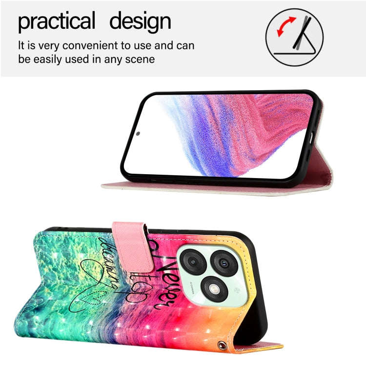 For Itel A50 3D Painting Horizontal Flip Leather Phone Case(Chasing Dreams)