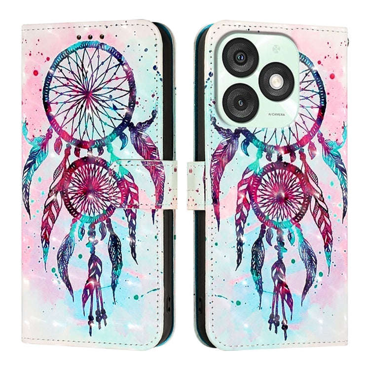 For Itel A50 3D Painting Horizontal Flip Leather Phone Case(Color Drop Wind Chimes)