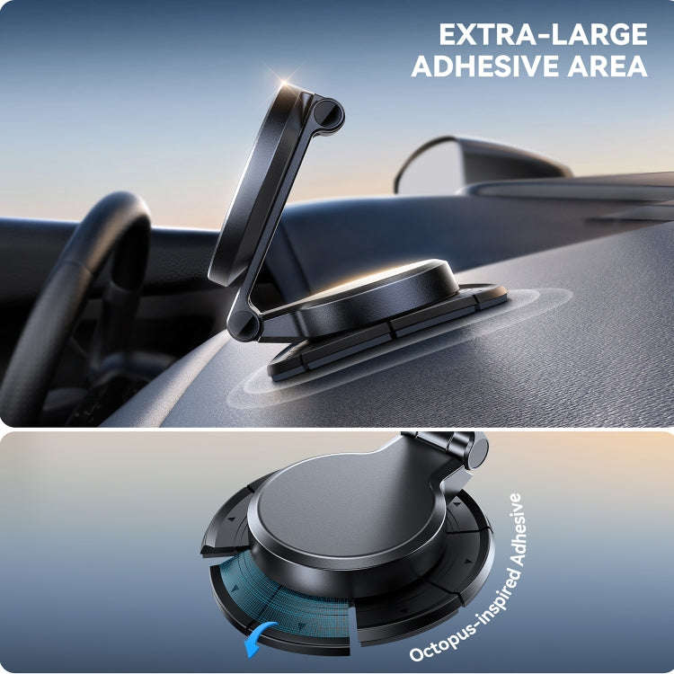 JOYROOM JR-ZS408 Metal Car Magnetic Wireless Charger Holder(Black)