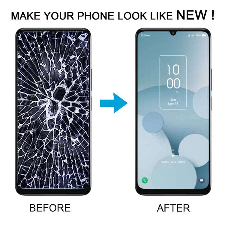 For TCL 40 XL T608M OEM LCD Screen With Digitizer Full Assembly