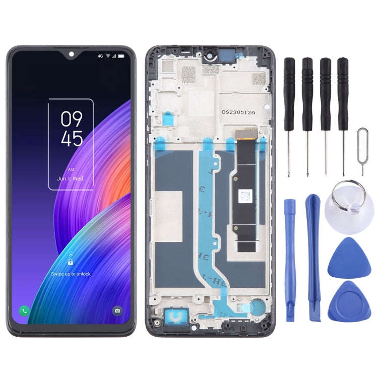 For TCL 30 XL T671G OEM LCD Screen Digitizer Full Assembly with Frame