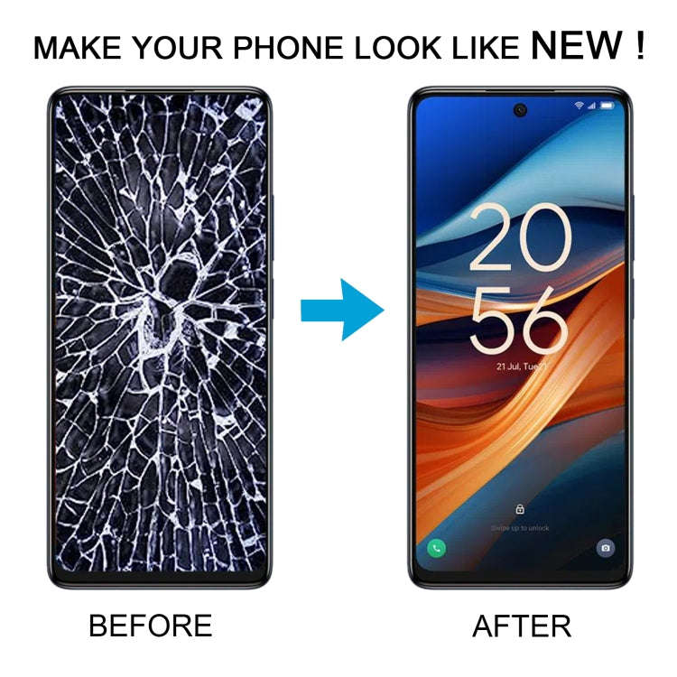 For TCL 50 SE OEM LCD Screen Digitizer Full Assembly with Frame