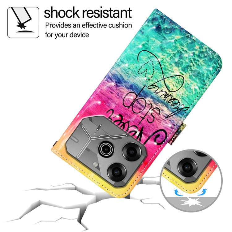 For Tecno Pova 6 Neo 3D Painting Horizontal Flip Leather Phone Case(Chasing Dreams)