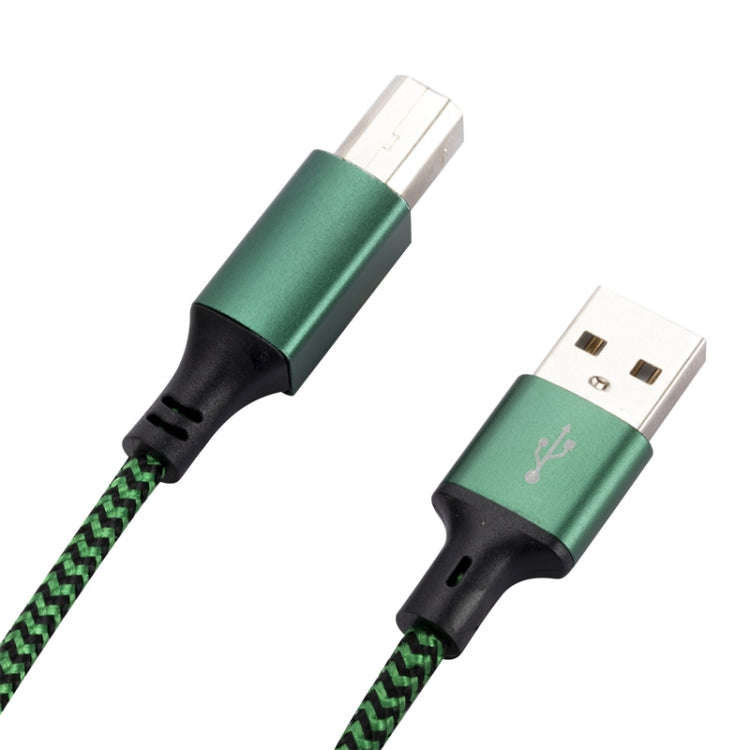 USB 2.0 to Square Port A/B Printer Adapter Cable, Length:2m(Green)