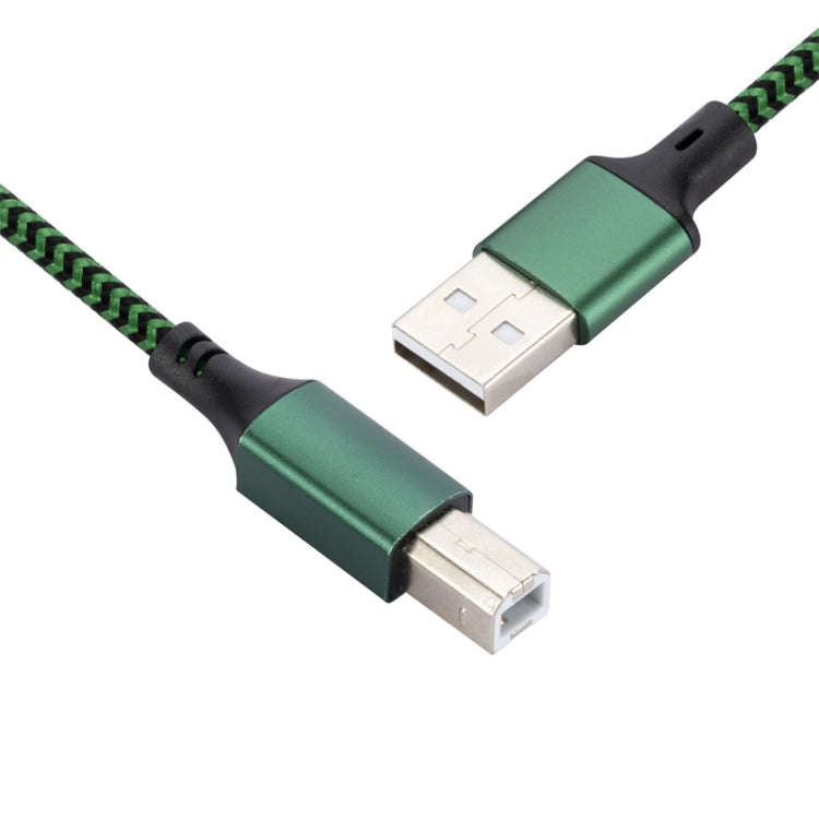 USB 2.0 to Square Port A/B Printer Adapter Cable, Length:2m(Green)
