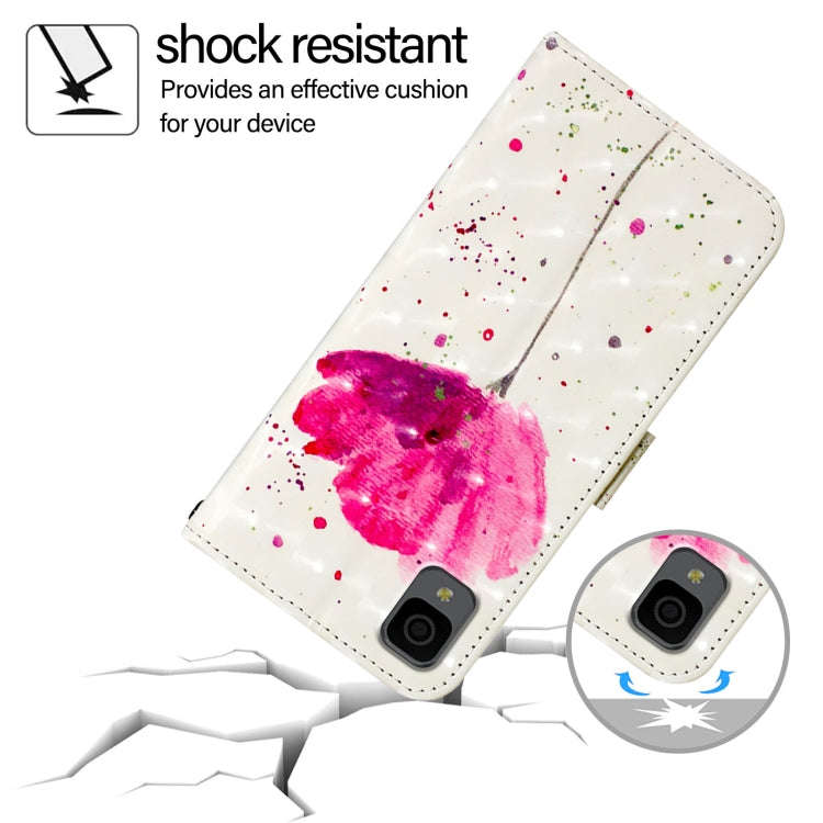 For TCL 30 Z T602DL 3D Painting Horizontal Flip Leather Phone Case(Flower)