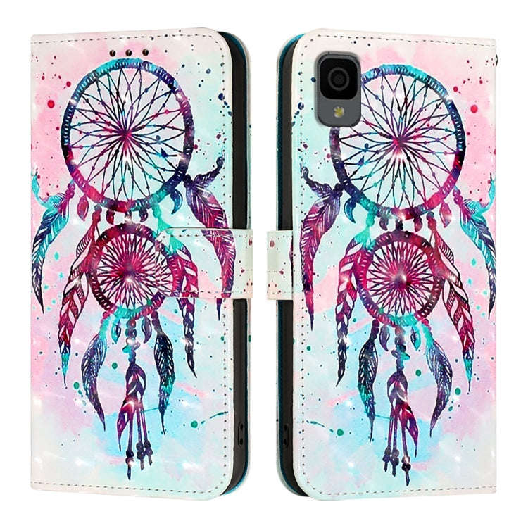 For TCL 30 Z T602DL 3D Painting Horizontal Flip Leather Phone Case(Color Drop Wind Chimes)
