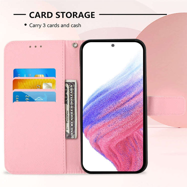 For TCL 40 XL / 40 T T608DL 3D Painting Horizontal Flip Leather Phone Case(Flower)