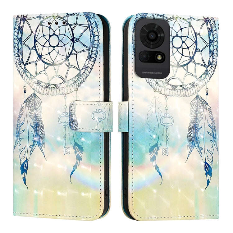 For TCL 50 LE 5G 3D Painting Horizontal Flip Leather Phone Case(Dream Wind Chimes)