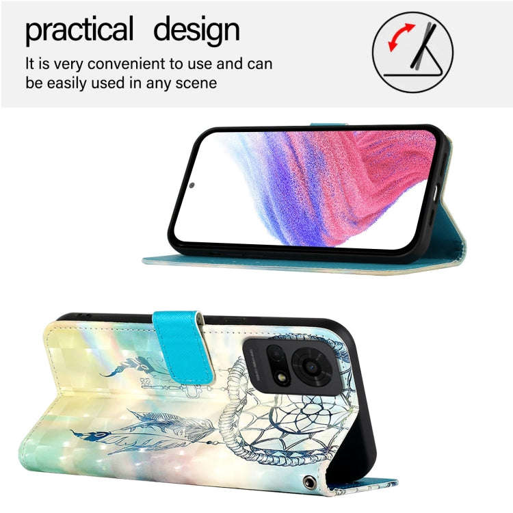 For TCL 50 LE 5G 3D Painting Horizontal Flip Leather Phone Case(Dream Wind Chimes)