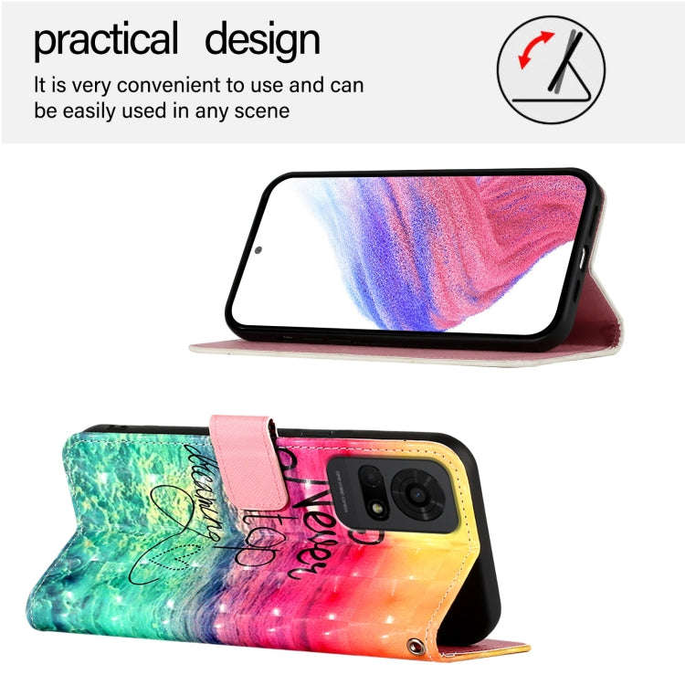 For TCL 50 LE 5G 3D Painting Horizontal Flip Leather Phone Case(Chasing Dreams)