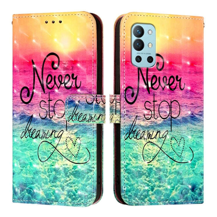 For OnePlus 9R / OnePlus 8T 3D Painting Horizontal Flip Leather Phone Case(Chasing Dreams)