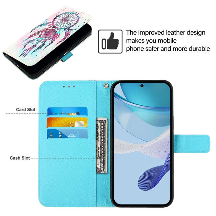 For OnePlus Ace 2V / Nord 3 3D Painting Horizontal Flip Leather Phone Case(Color Drop Wind Chimes)