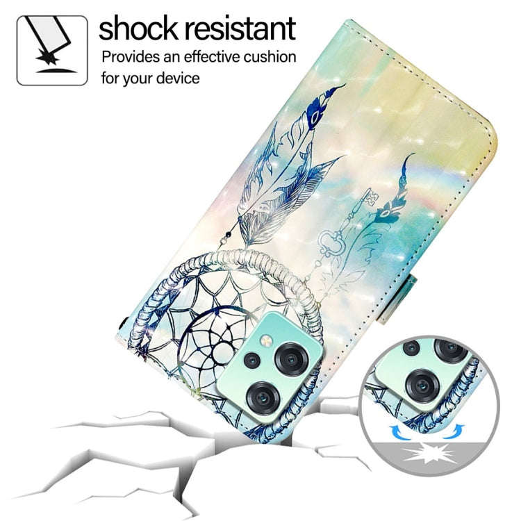 For OnePlus Nord 2 Lite / Nord CE 2 Lite 5G 3D Painting Horizontal Flip Leather Phone Case(Dream ...