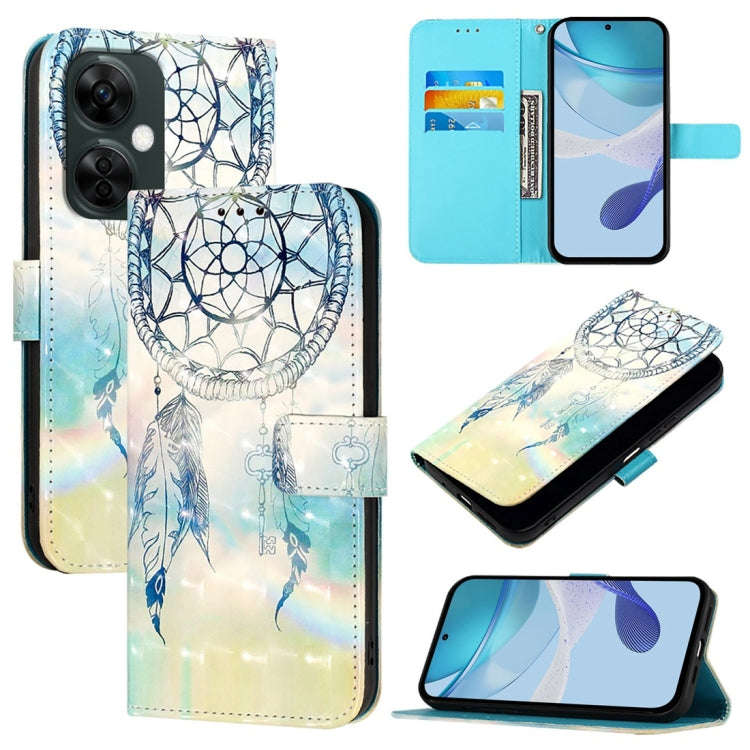 For OnePlus Nord CE 3 Lite / Nord N30 3D Painting Horizontal Flip Leather Phone Case(Dream Wind C...