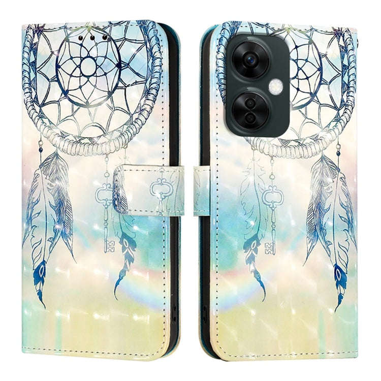 For OnePlus Nord CE 3 Lite / Nord N30 3D Painting Horizontal Flip Leather Phone Case(Dream Wind C...